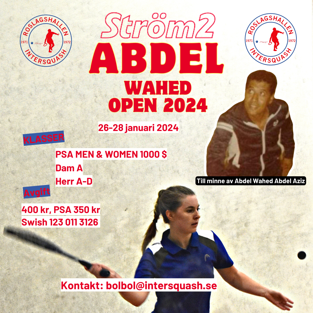 Ström2 Abdel Wahed Open 2024